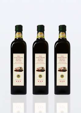 3 bouteilles huile olive extra vierge BIO IGP Toscane